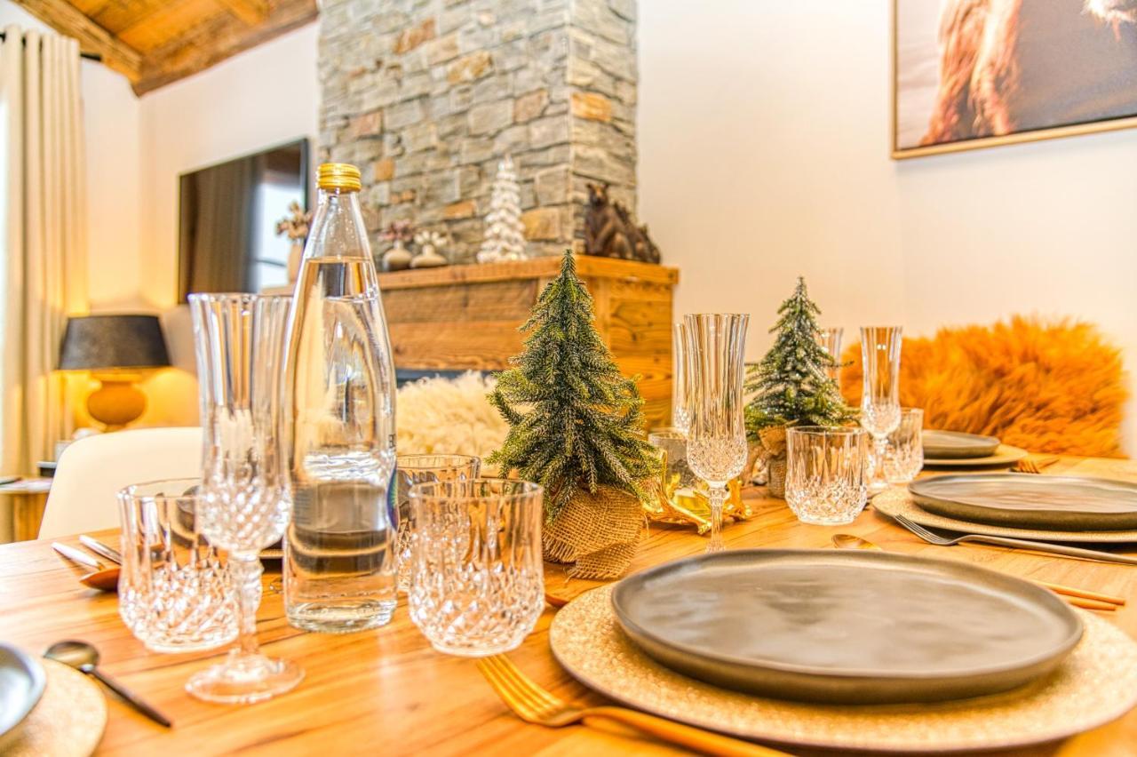 Les Arcs  Appartement Style Chalet 5* Vue Mont-Blanc - Arc 1950 מראה חיצוני תמונה