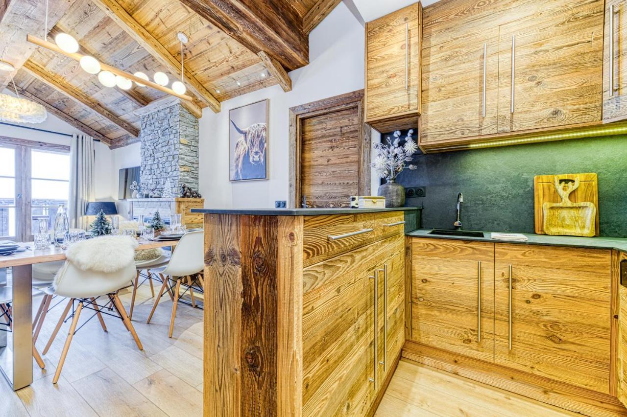 Les Arcs  Appartement Style Chalet 5* Vue Mont-Blanc - Arc 1950 מראה חיצוני תמונה